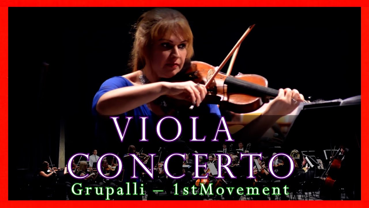 🔥 WORLD PREMIERE – Grupalli Viola Concerto No.1, I. Allegro | Analía Estigarribia, Chaco Symphony