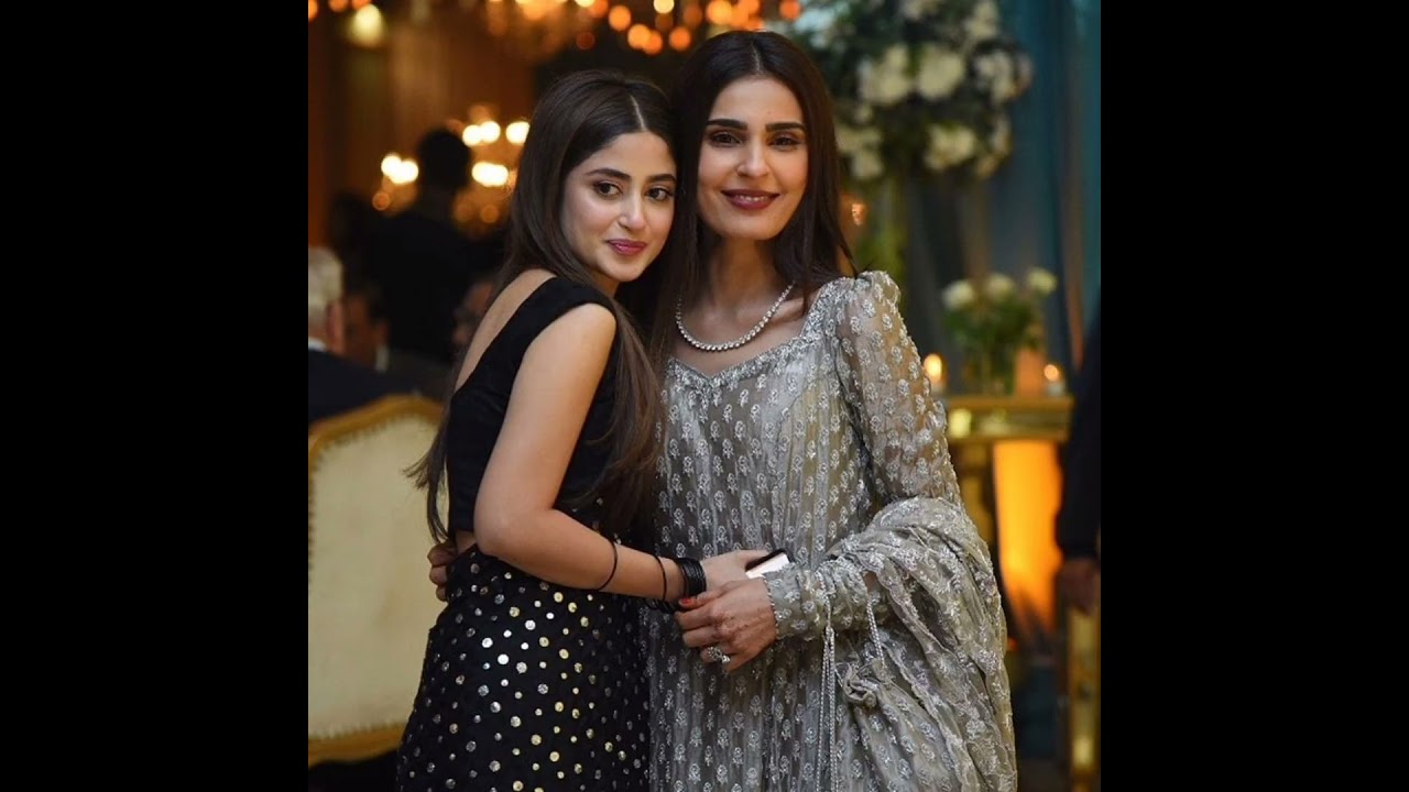 most beautiful sajal ali looking beautiful in black dress 😍😍❤