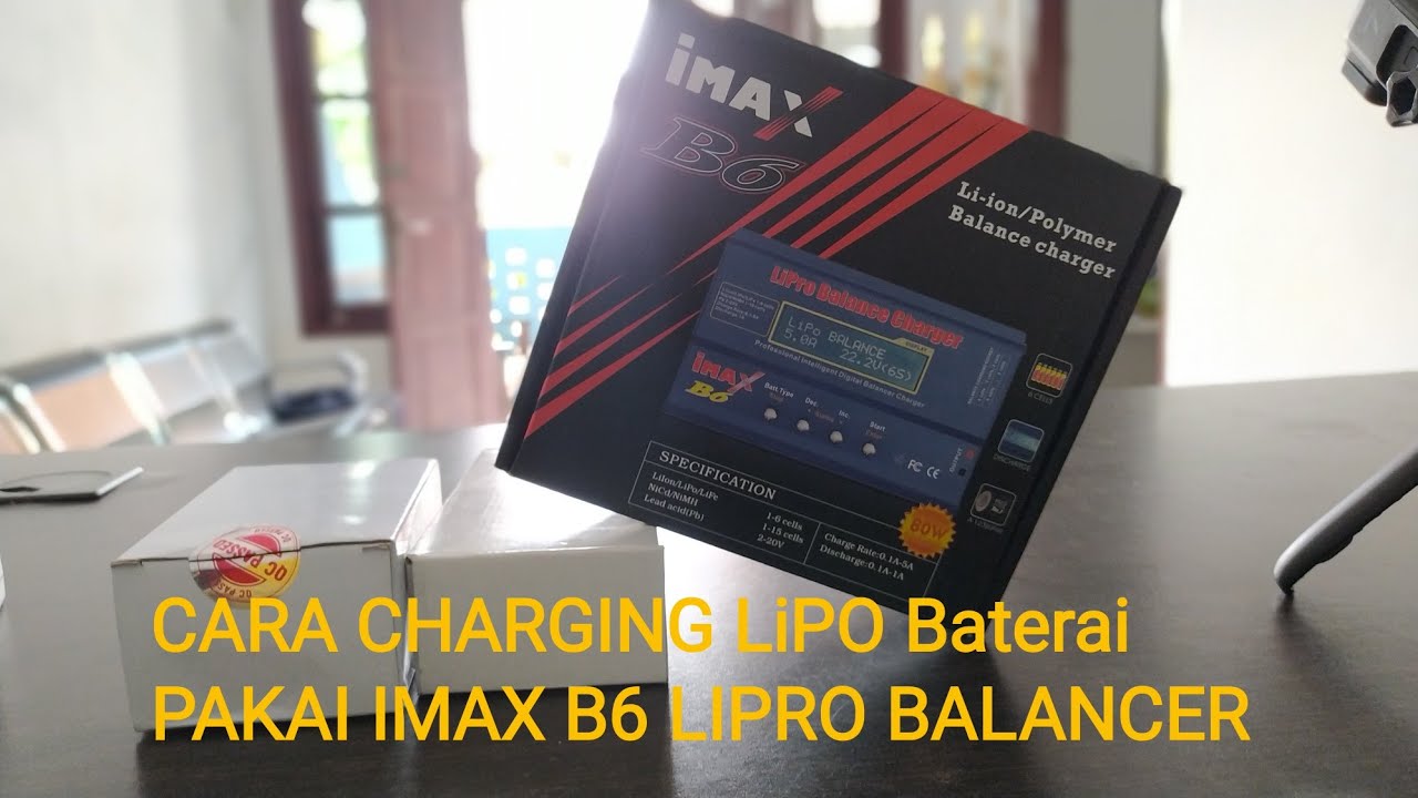 Cara Charging Baterai LiPO pakai IMAX B6