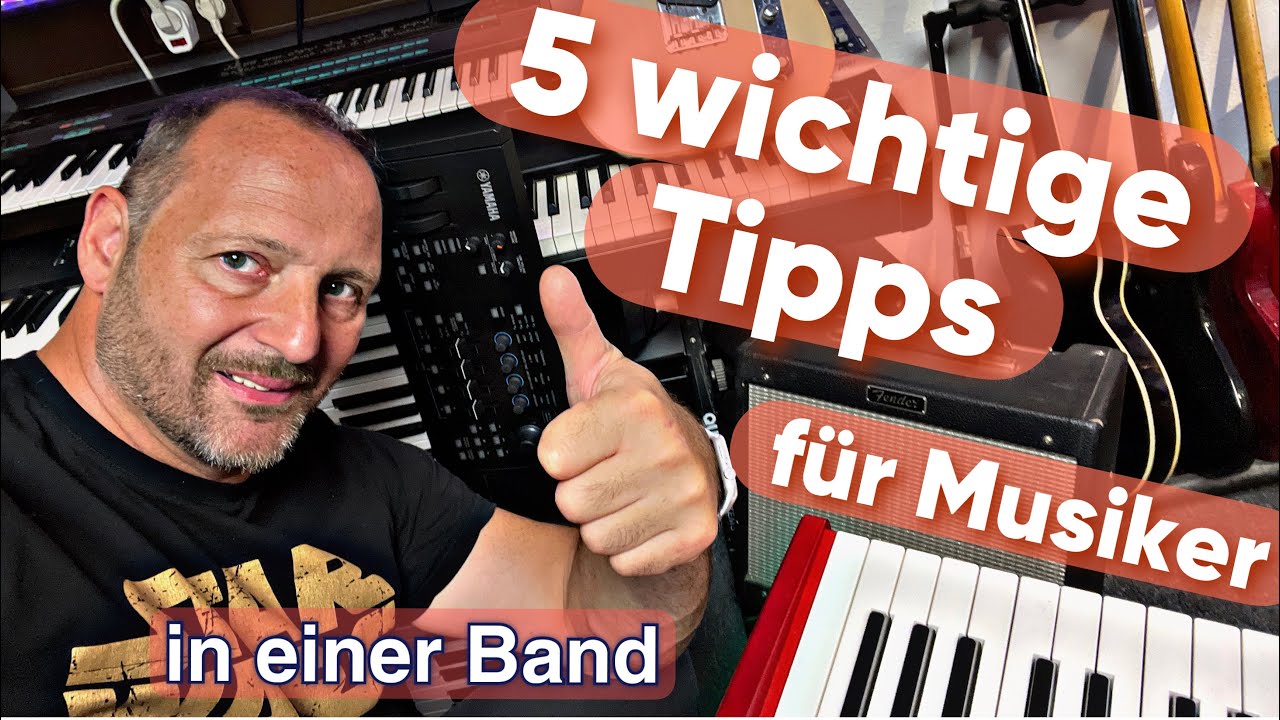 5 wichtige Tipps f&uuml;r Musiker in einer Band