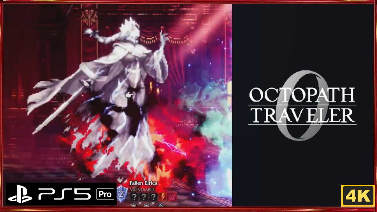 Octopath Traveler 0 Bestower of All Chapter 2 Fallen Elrica Boss Build & Scenes Timestamped