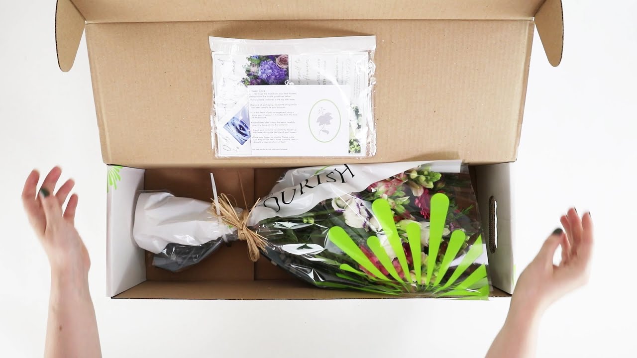 Flower Subscription Unboxing - Flowers by Flourish on uOpen