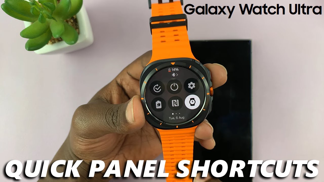 How To Create Shortcuts In Quick Panel On Samsung Galaxy Watch Ultra