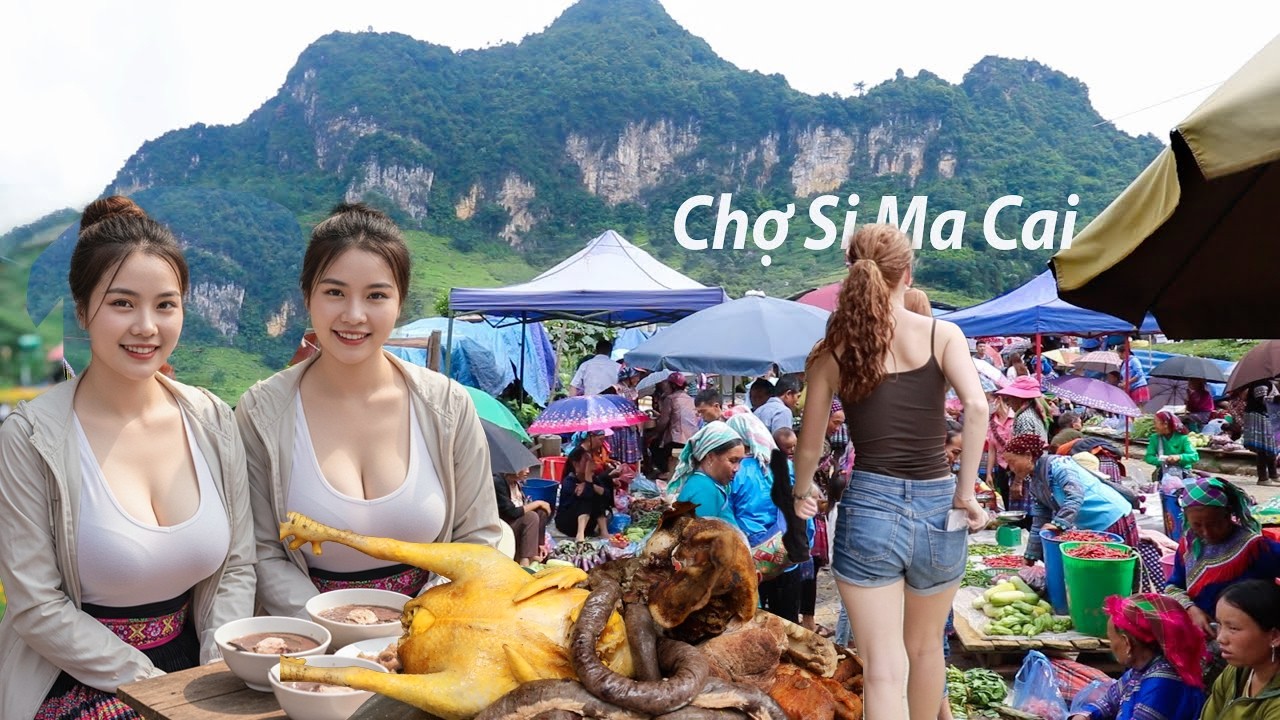 Chợ phi&ecirc;n tr&ecirc;n đỉnh n&uacute;i -quanh năm m&acirc;y m&ugrave; bao phủ- rau củ quả tươi sạch ngon