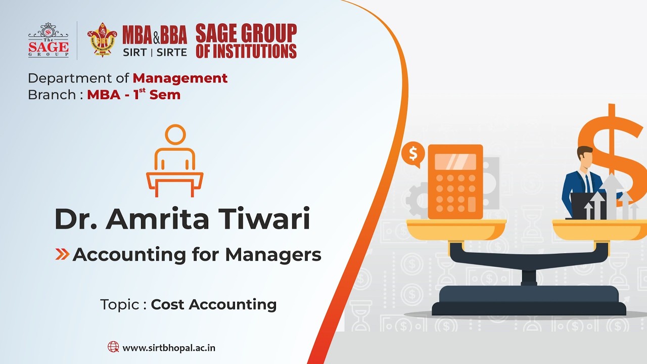 Introduction about cost Accounting.