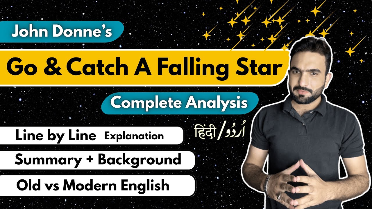 Go and Catch a Falling Star by John Donne | Full Line-by-Line Explanation Urdu-Hindi | Learn O'clock