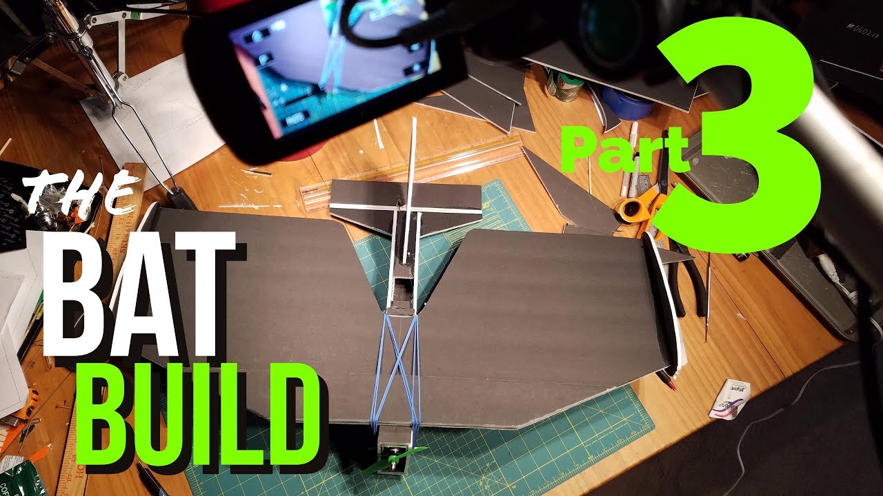 BUILDING The BAT - PART 3 - Finishing Touches, Wing, Maiden Flight (Backyard Airplane Trainer)