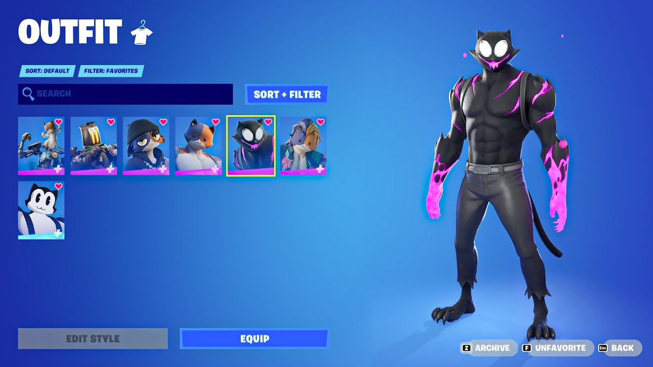 All Meowscles Skins in Fortnite Battle Royale