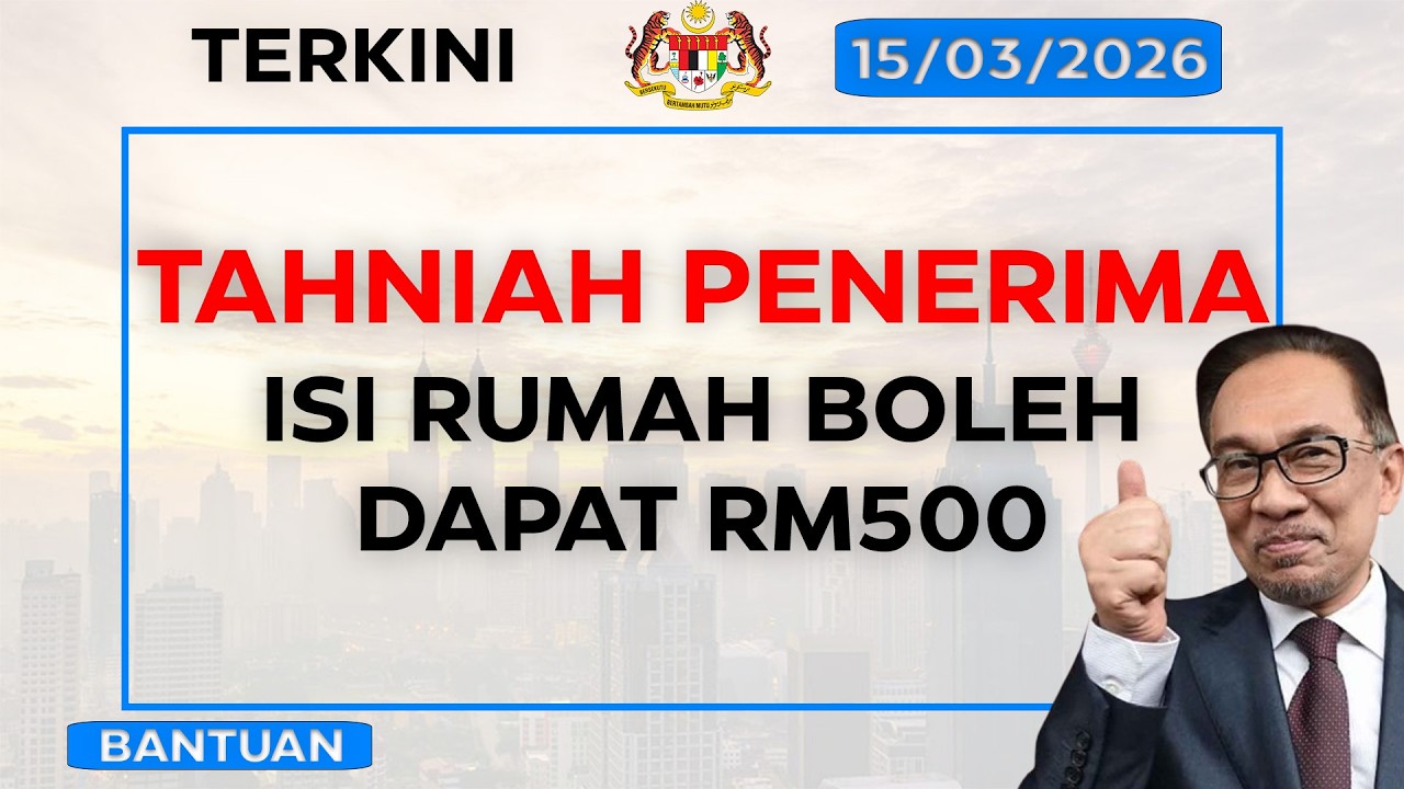 Berita Gembira! Tunggakan SARA RM500 Untuk Isi Rumah, Jangan Terlepas!