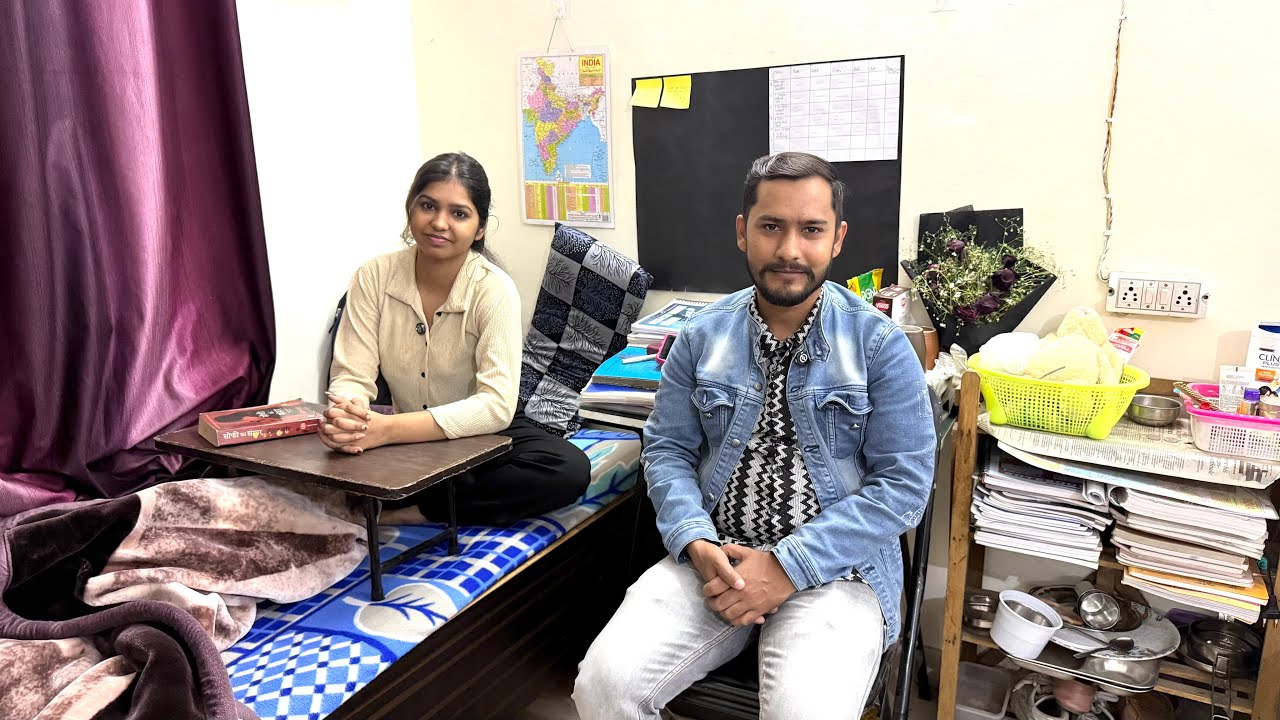 MUKHERJEE NAGAR में IAS IPS बनने आई लड़किया ऐसे रहकर पढ़ाई करती है GIRLS PG TOUR VIDEO 