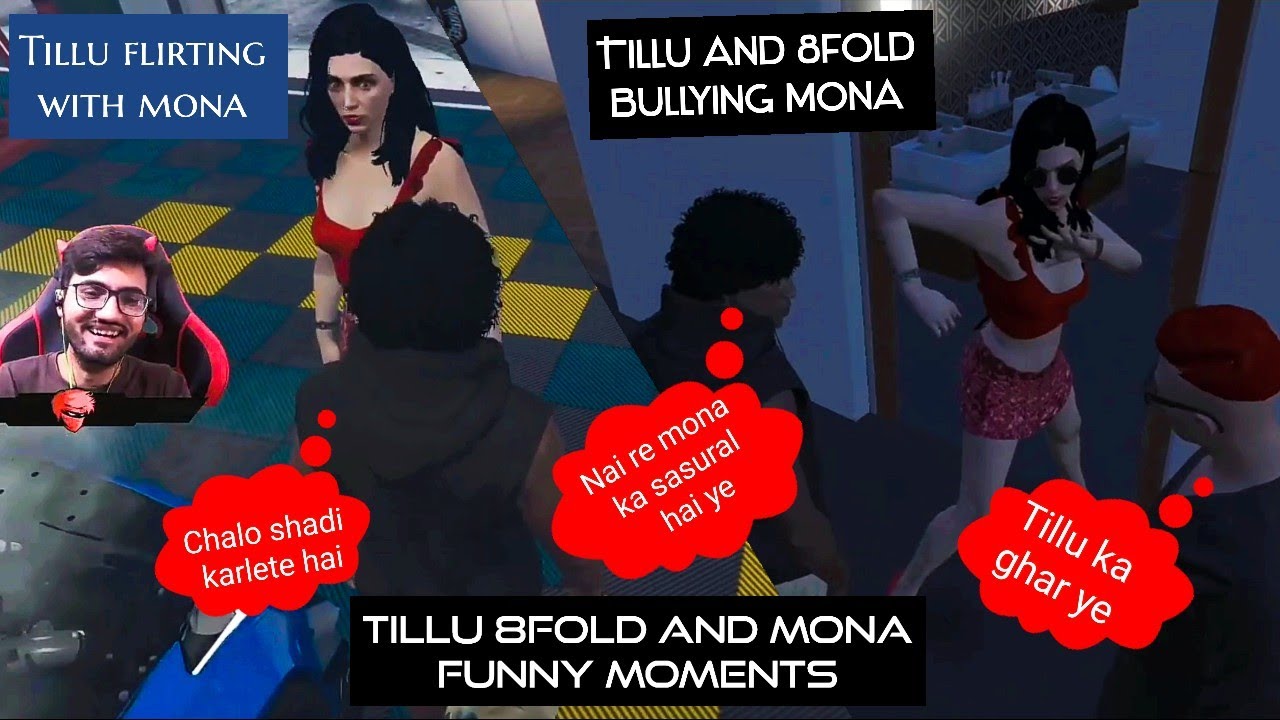 Tillu and mona funny moments | tillu gta5 funny moments | tillu and mona highlights | GTA 5 | svrp |