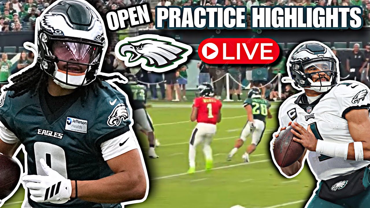 Philadelphia Eagles *LIVE* FULL Open Practice Highlights: 11vs11 SCRIMMAGE + Riq Woolen SHOWS OUT!