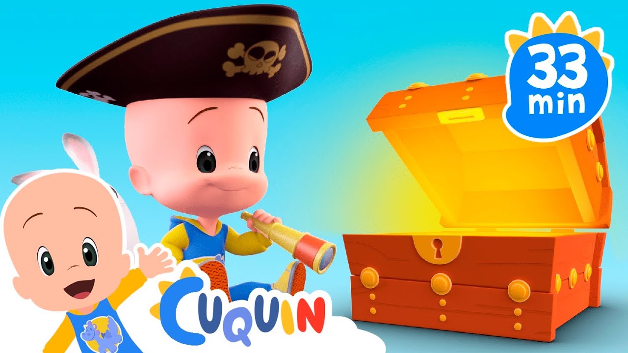 Los cofres del pirata de Cuquín | Aprende los colores con Cuquín y Fantasma