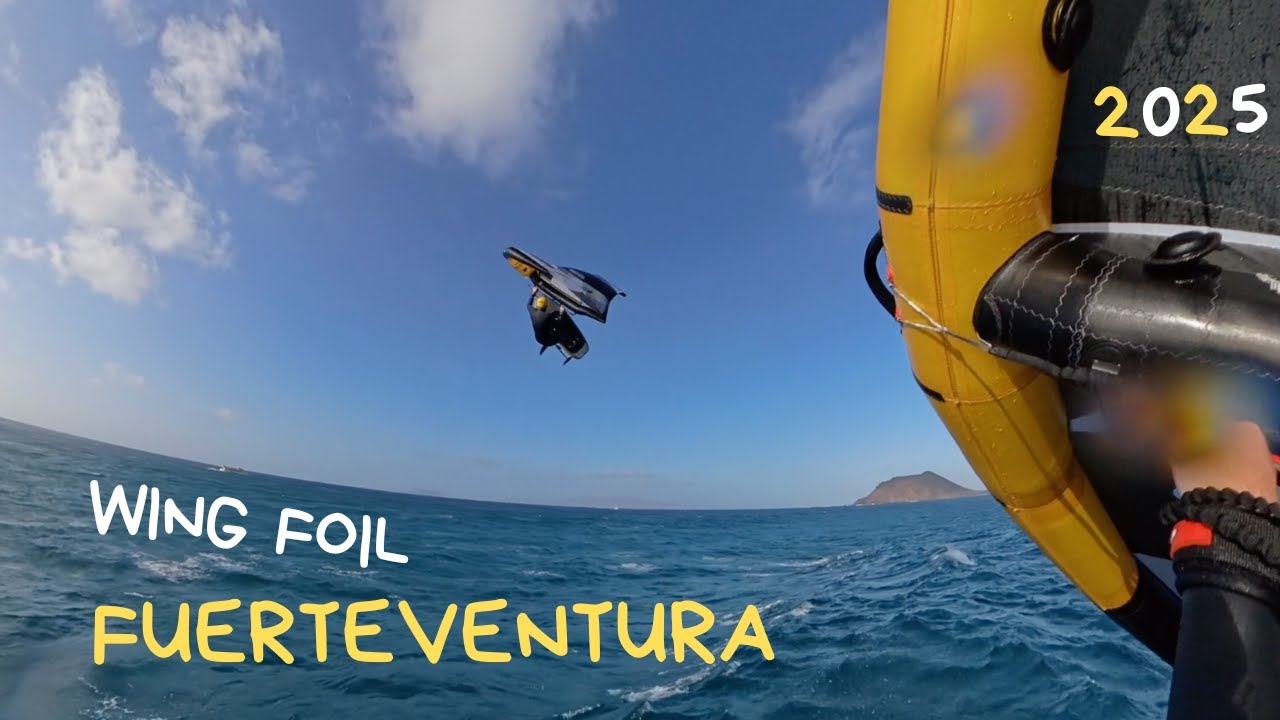 WING FOIL FUERTEVENTURA 2025 - une semaine de folie !! (du vent, du surf)