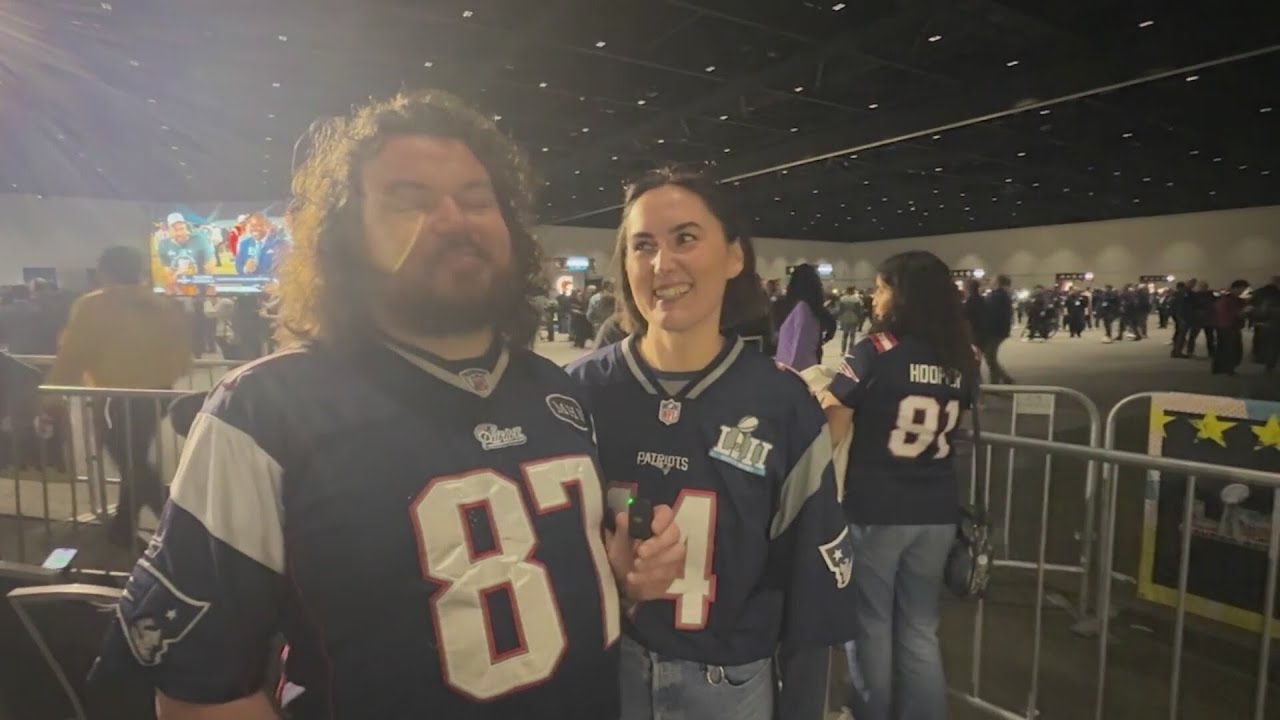 Fans flock to San Jose for Super Bowl LX opening night