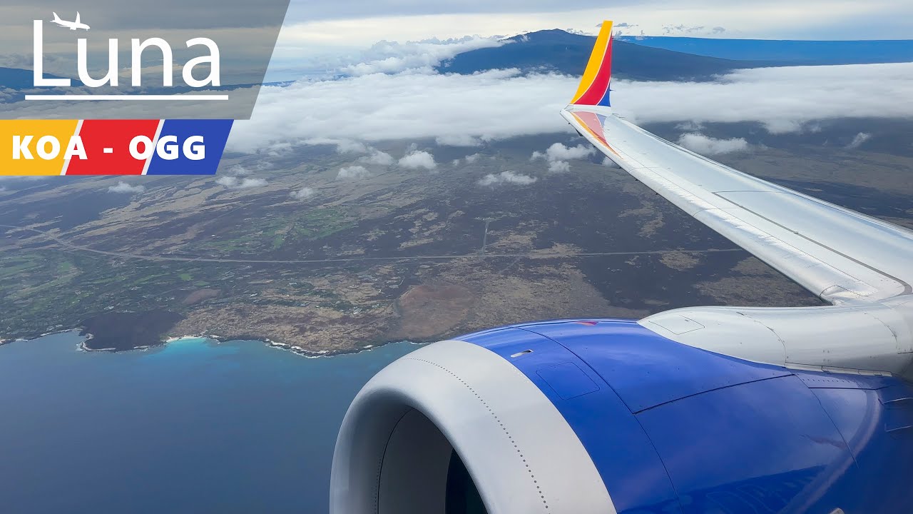 Full Flight - Southwest Airlines Boeing 737 MAX 8 Flight From Kona to Kahului
