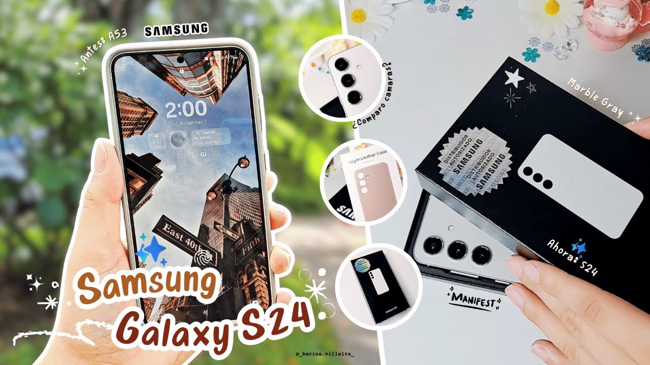 Samsung S24 | UNBOXING + Pruebo la cámara con fotos y videos📦🫧