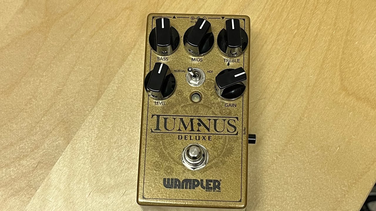 Wampler Tumnus Deluxe with Les Paul and Marshall amp