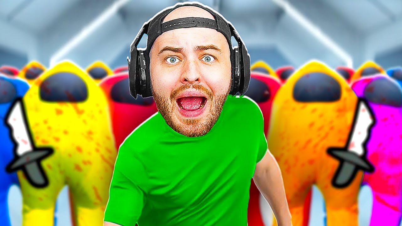 Disguising My Friends as Among Us Characters (VLOG)