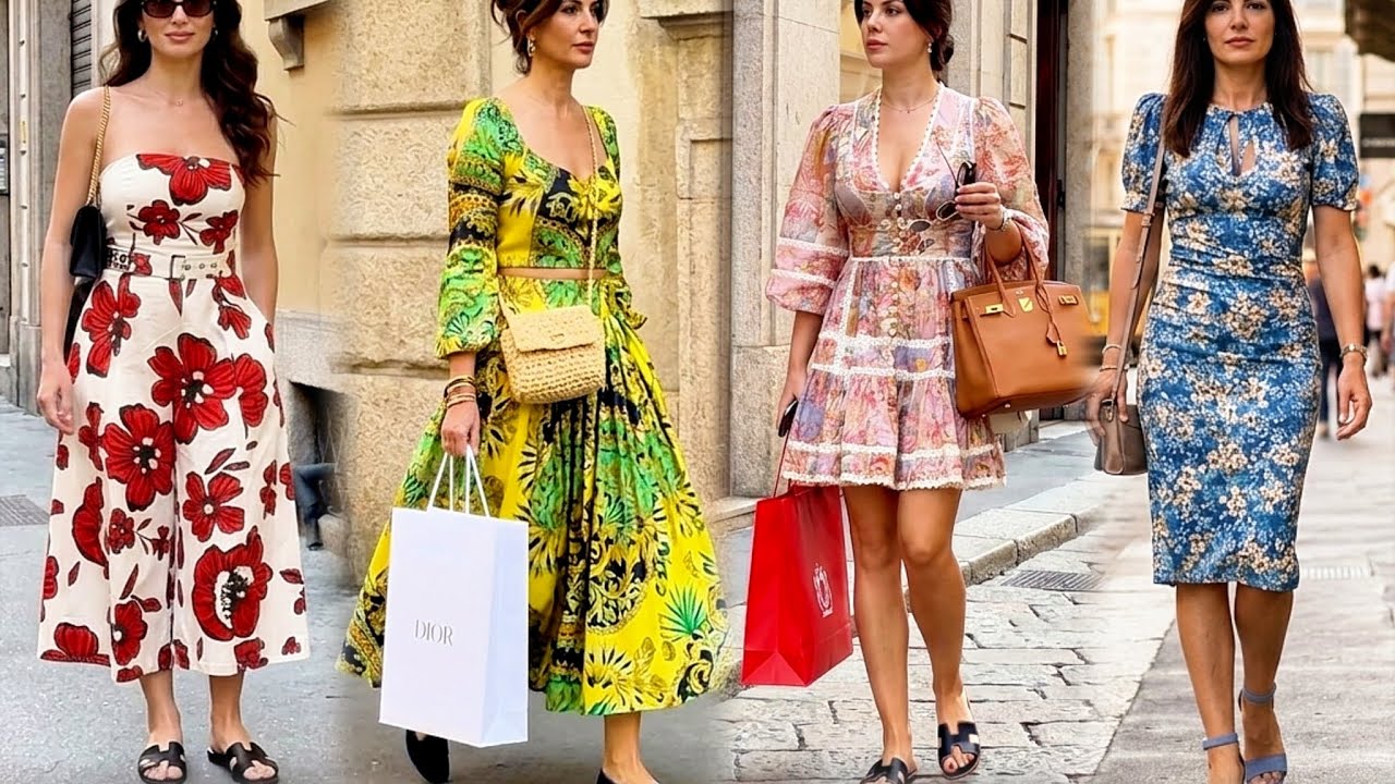 MILAN STREET STYLE : Elegant Summer Outfit Ideas & Luxury Trends