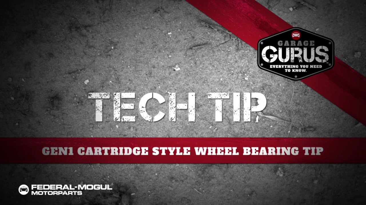 Gen 1 Cartridge Wheel Bearing Removal/Install Tips