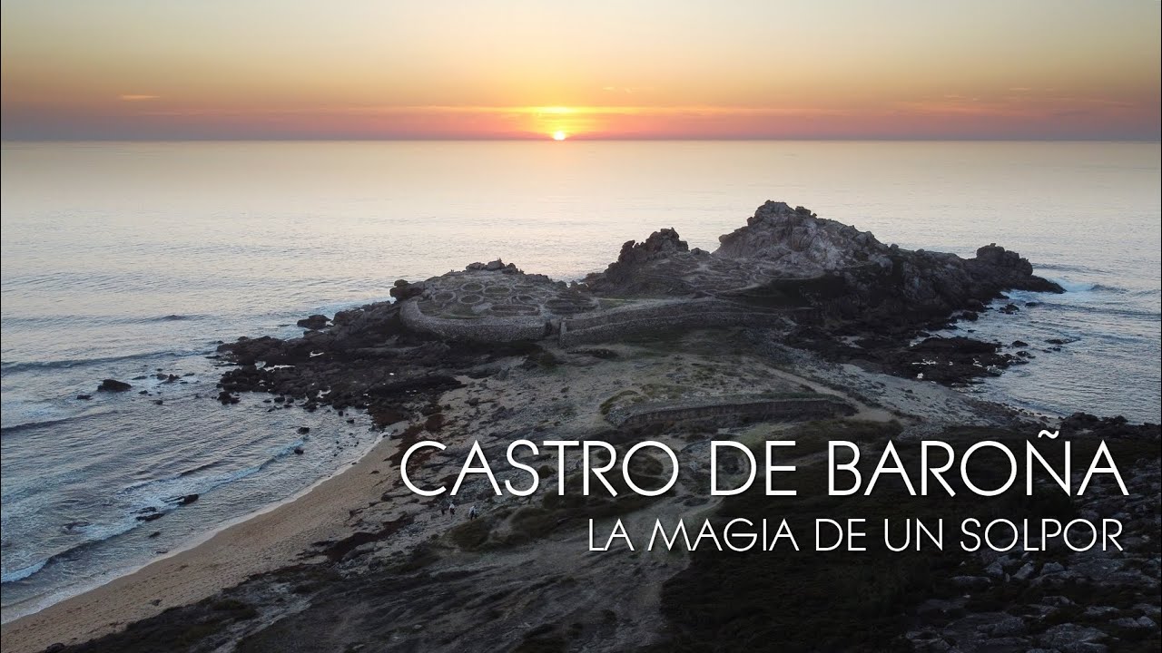 Castro de Baroña - La magia de un solpor.