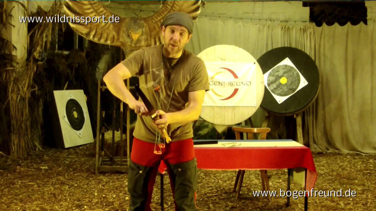Tutorial: Take Down Bogen zusammenbauen und aufspannen