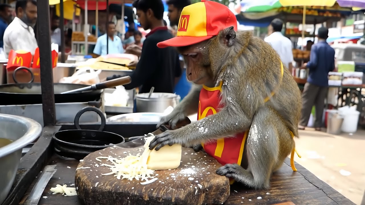 Monkey Chef work at India Street Food 