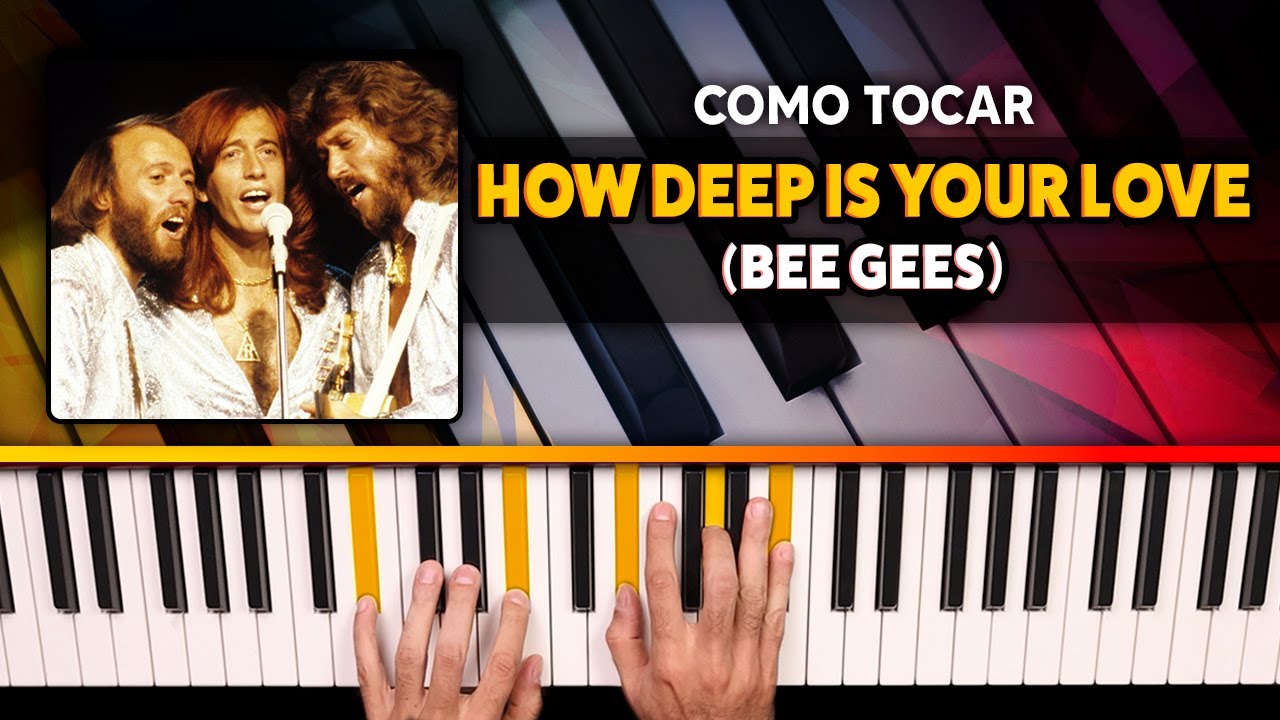 Como Tocar How Deep Is Your Love no Teclado - Tutorial Facilitado (Bee Gees)