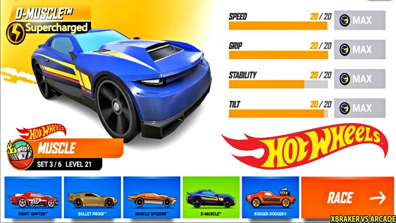 Hot Wheels: Race Off - D-MUSCLE SUPERCHARGED Unlocked Gameplay Walkthrough Part 73 ( iOS, Android )