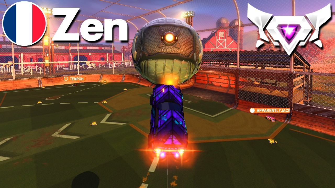 ZEN has UNFAIR CONTROL in Rocket League! (SSL 2v2)