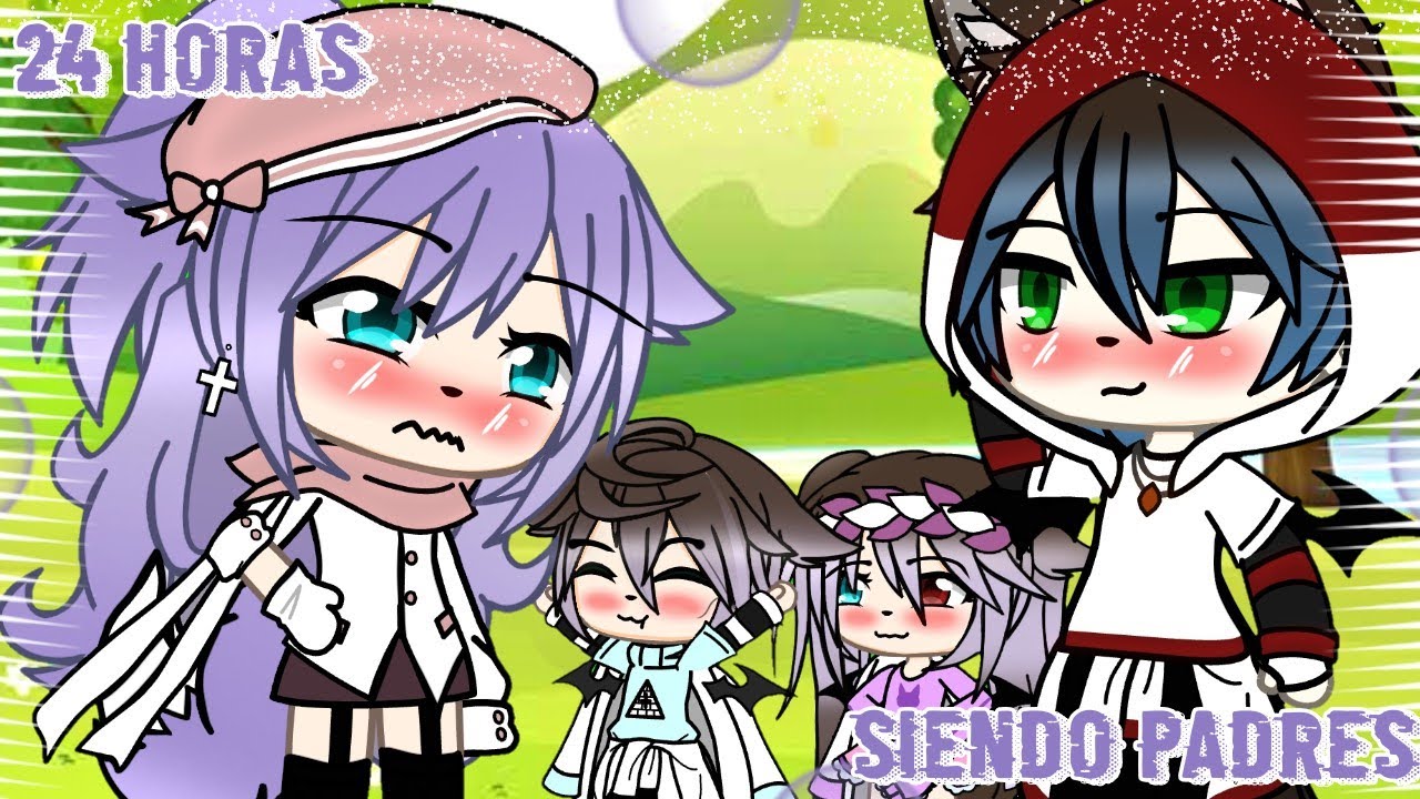24 horas siendo Padres|| gacha life|| GC🥀