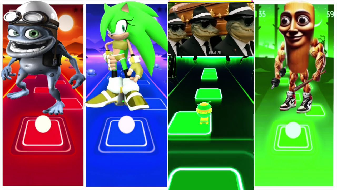 TILES HOP 🆚 CRAZY FROG 🆚 SONIC 🆚 TRALALA TRALOLE 🆚 TUN TUN SAHUR 🆚 COFFIN DANCE