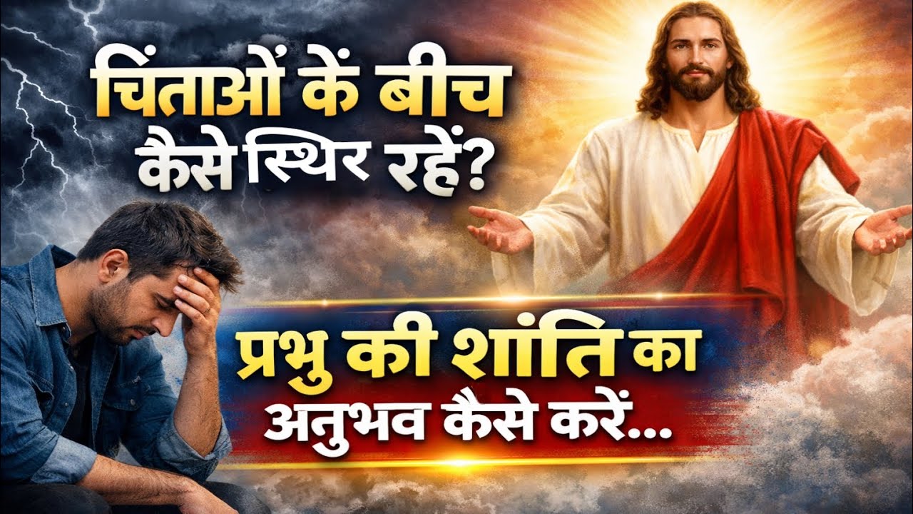 चिंताओं के बीच कैसे स्थिर रहें? प्रभु की शांति का अनुभव कैसे करें...? #चिंता #शांति #christianfaith 