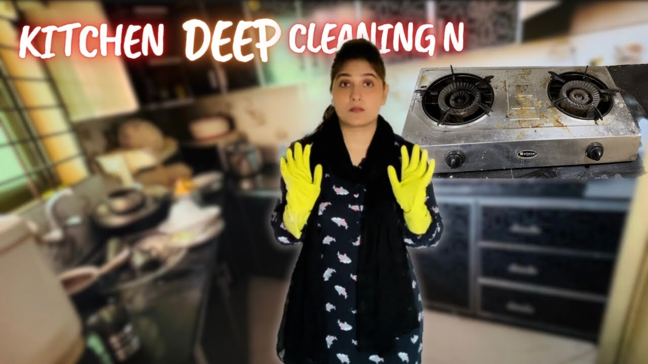 Kitchen deep clean | Massive Deep Clean with me | daily routine vlog