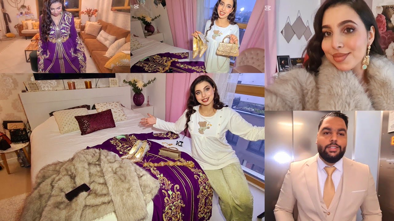 وصل النهار ديال العرس🥳متصوروش كي طلعات أميمة بحال شي عروسة🤴خطفات الانضار بالإطلالة الرائعة لي لبسات👌
