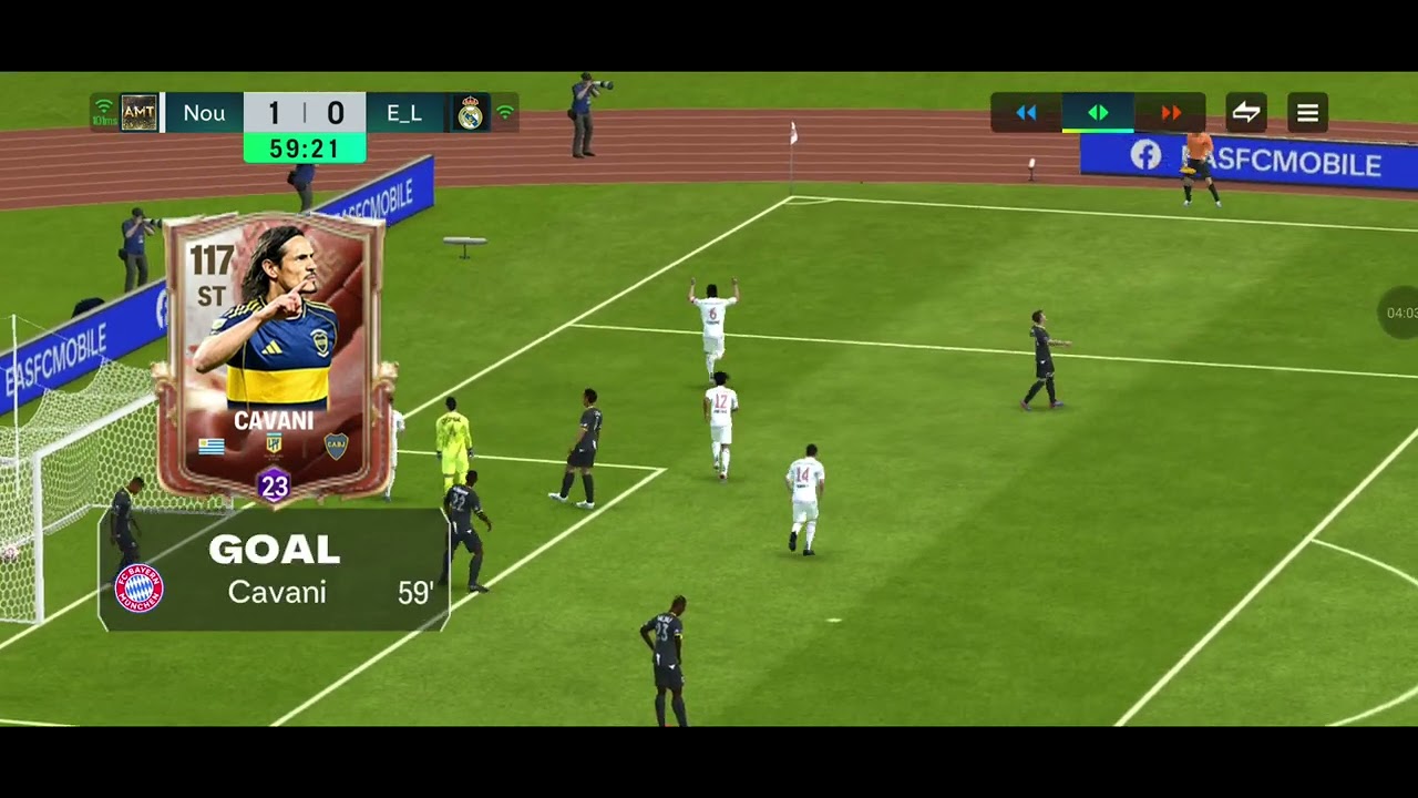 Noureddin ( Bayern Munich ) v/s e_LoL_cr7L ( Real Madrid ).EA Sports.FC Mobile 2026. Football online