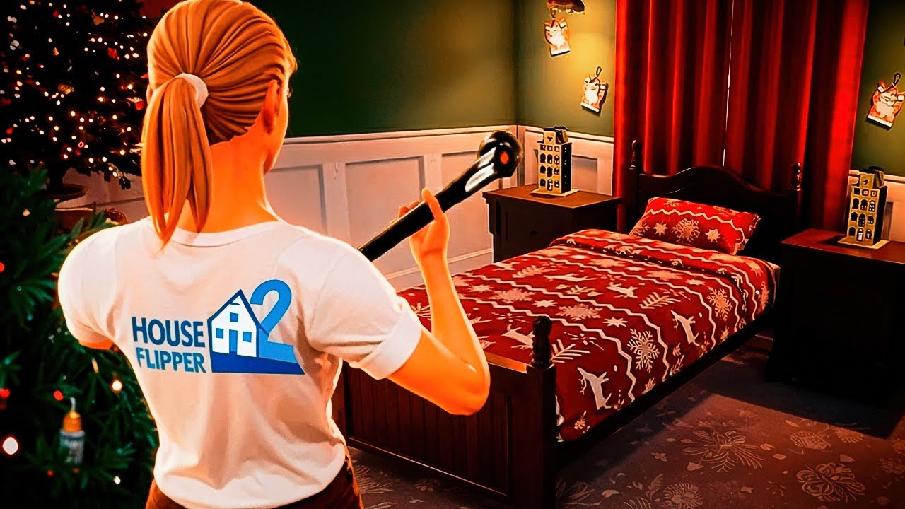 Невозможно не влюбиться! Самый уютный рождественский ремонт с Олегом Брейном // House Flipper 2 🎄