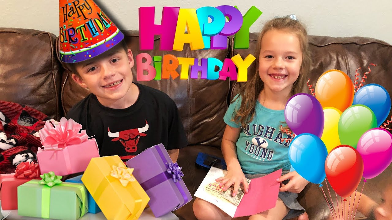 BIG SURPRISE - Alex's 10th Birthday Vlog