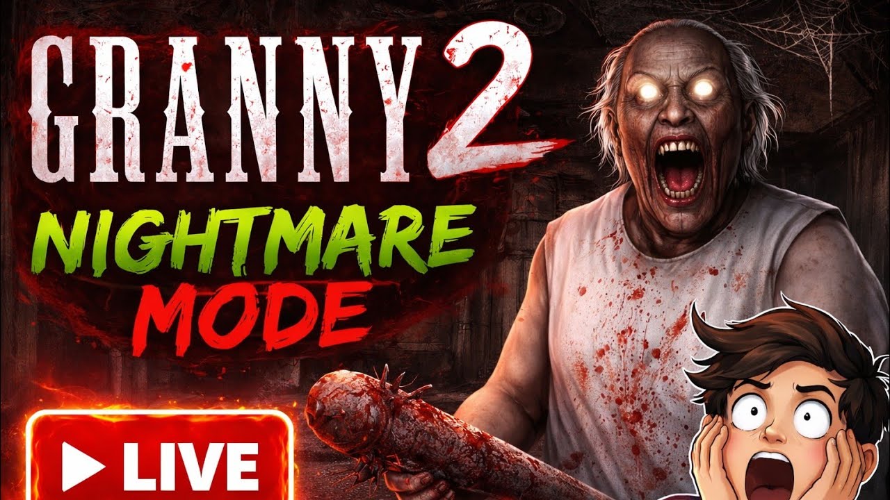 Granny 2 live boat and door escape ☠️ ⚠️😱#granny#live