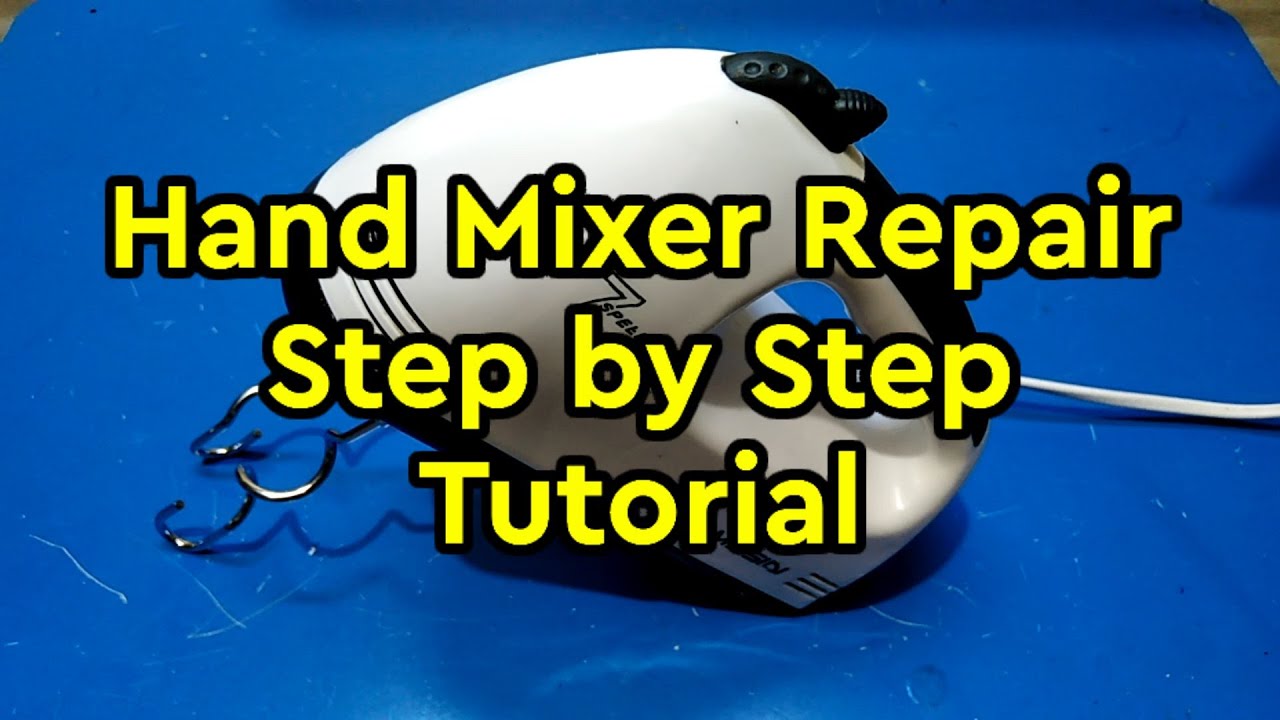 Electric Hand Mixer Repair Step by Step Tutorial (Tagalog)