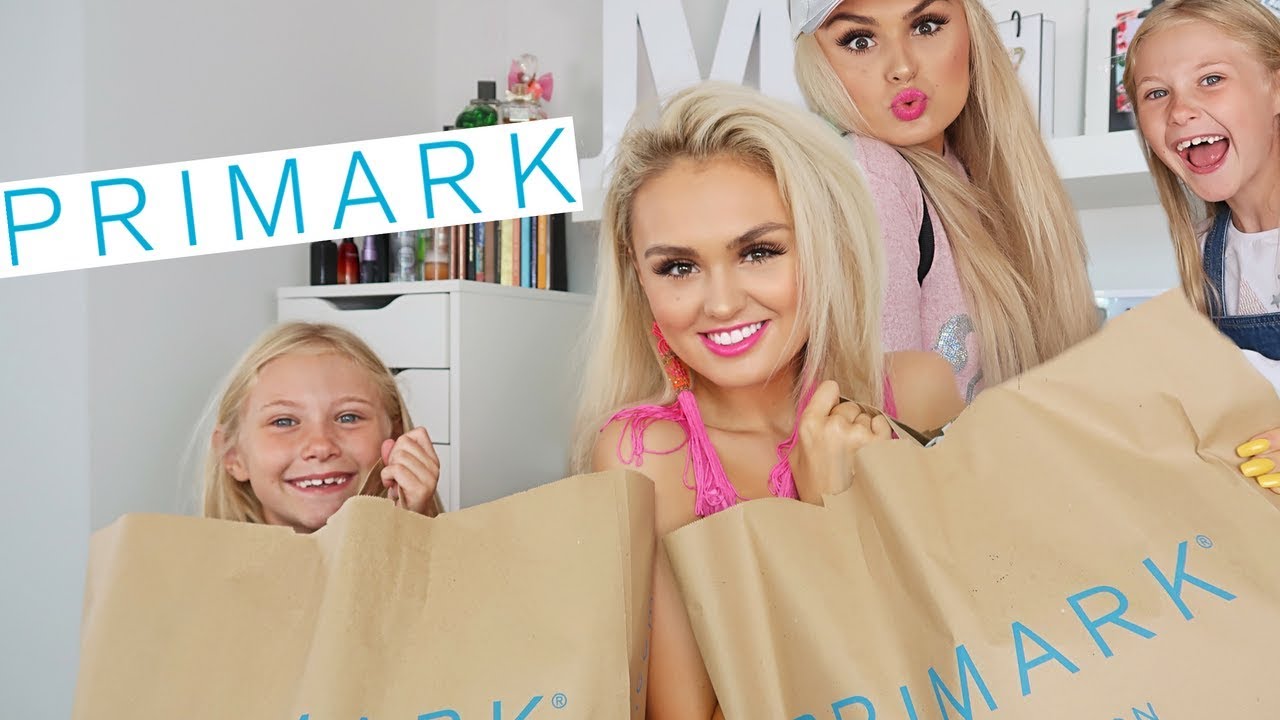 LITTLE SISTER DOES MY PRIMARK HAUL / TRY ON / AUG 2018