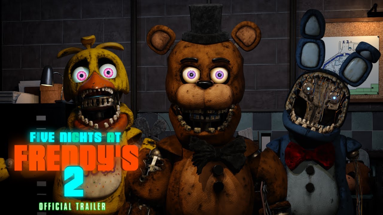 FNAF 2 MOVIE SET VLOG... (REACTION)