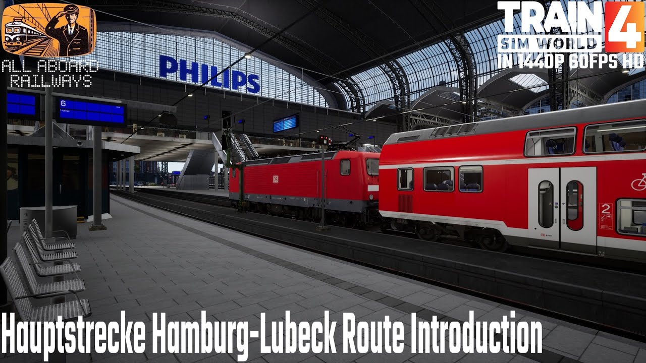 Hauptstrecke Hamburg - Lubeck Route Introduction Train Sim World 4 #trainsimworld4 #railway #tsw4