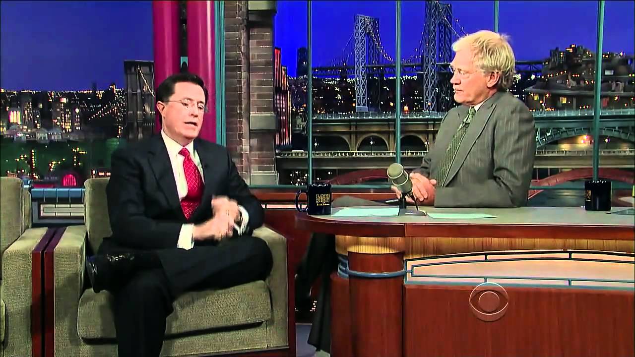 Stephen Colbert on Letterman (10/7/10)
