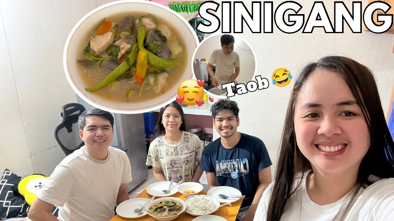 SINIGANG NA BABOY FOR DINNER | NAGUSTUHAN NI EDRO AT @ErichKim-my3oh | TAOB ANG KALDERO 😂