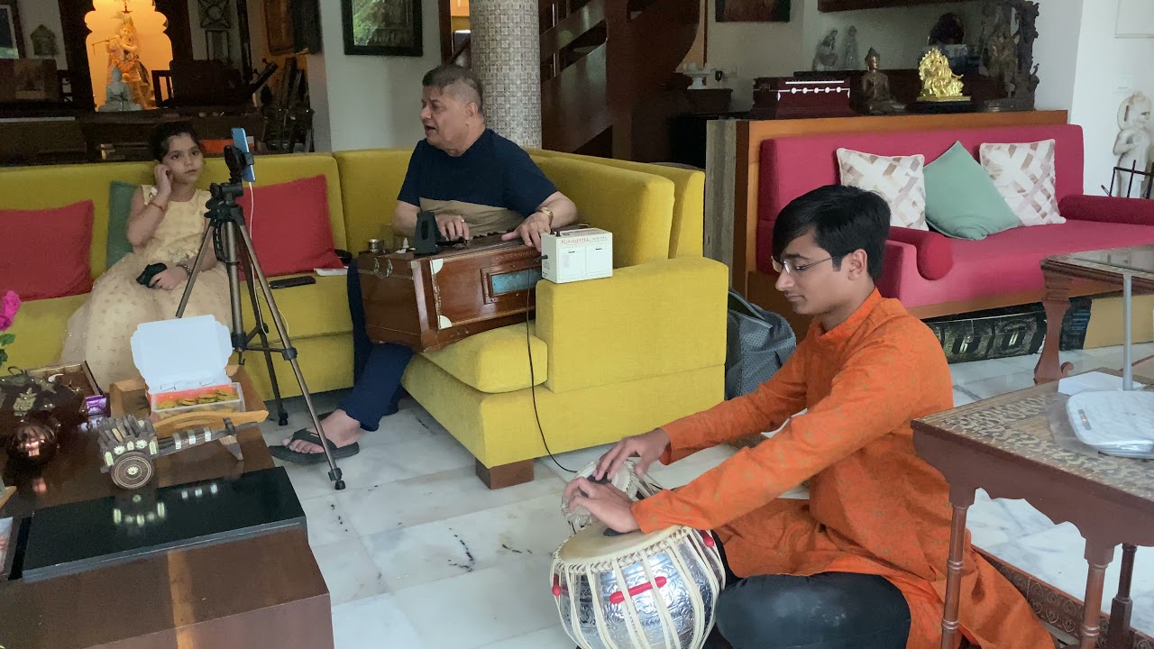 Chingari Koi Bhadke Live Anup Jalota Ji & Tabla - Aditya Pande || London Virtual Concert - 2021 ||