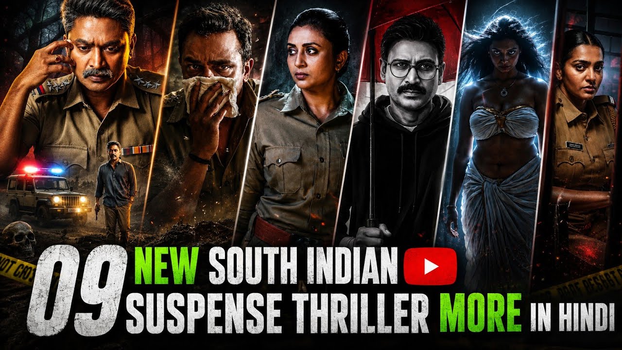 Top 9 South Indian Investigation Thriller Movies | South Indian Murder Mystery Thrillers Dubbed i...