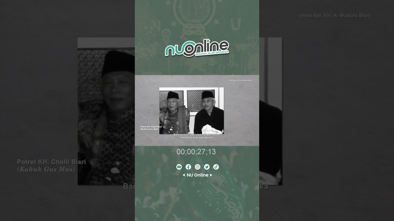 Gus Mus Sebut Kakaknya KH Cholil Bisri Meniru Gaya Sang Ayah KH Bisri Musthofa | Sowan