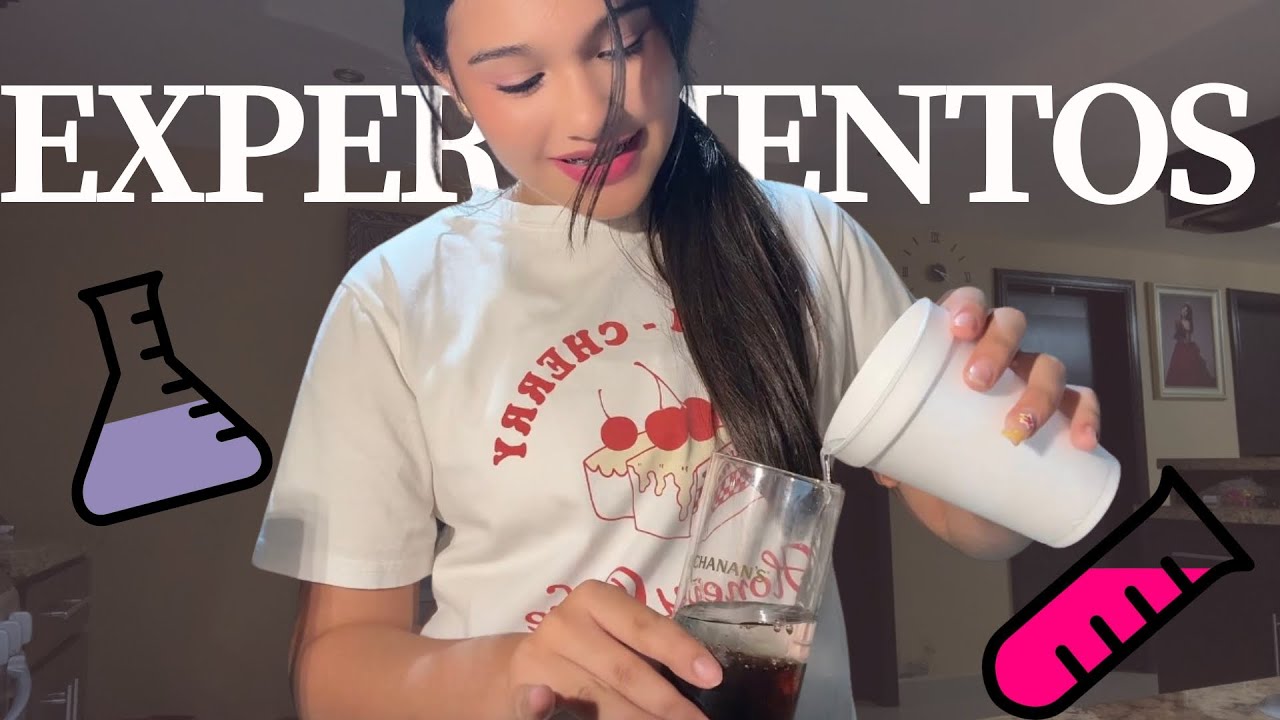 💧 Experimentos con tu cient&iacute;fica fav 🧪 | Proyecto escolar que sali&oacute; mejor de lo que pens&eacute;  😂